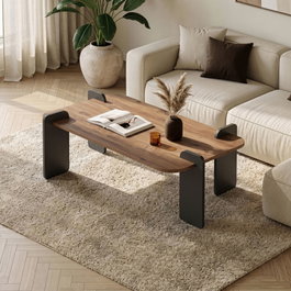 Nordure Mesa de centro Renard - Atlantic Pine, Anthracite
